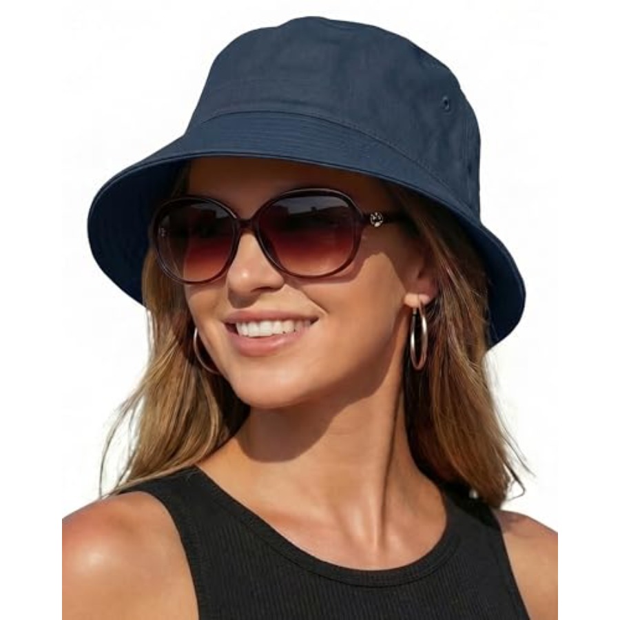 Packable Hat Nylon - HONGTEYA Bucket Sun Hats for Woman