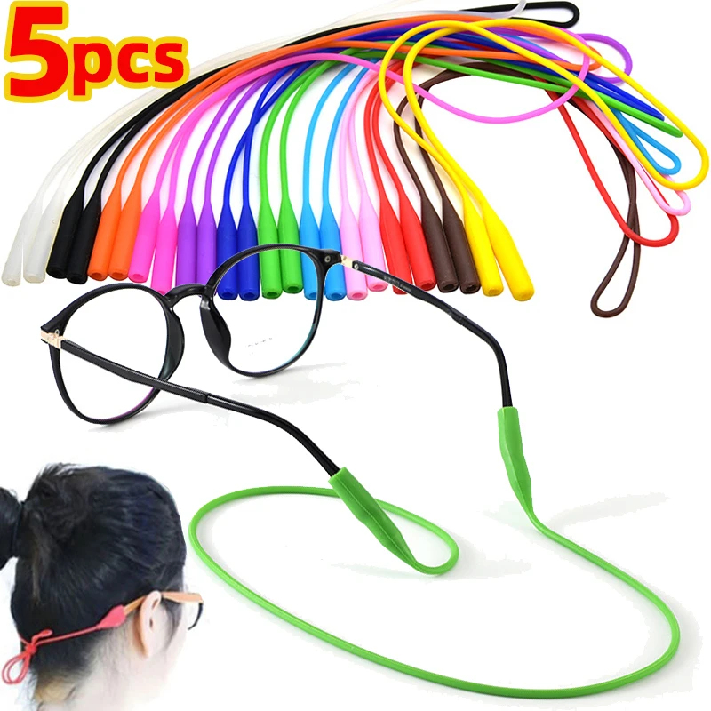 1/5pcs Silicone Anti-slip Glas – Sunglass Retainer Cord Bewertung und Preis