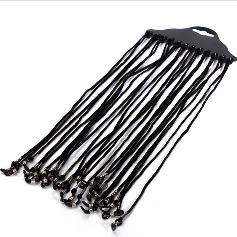 Hot Sale 12pcs/set Black Nylon – Sunglass Retainer Cord Bewertung und Preis