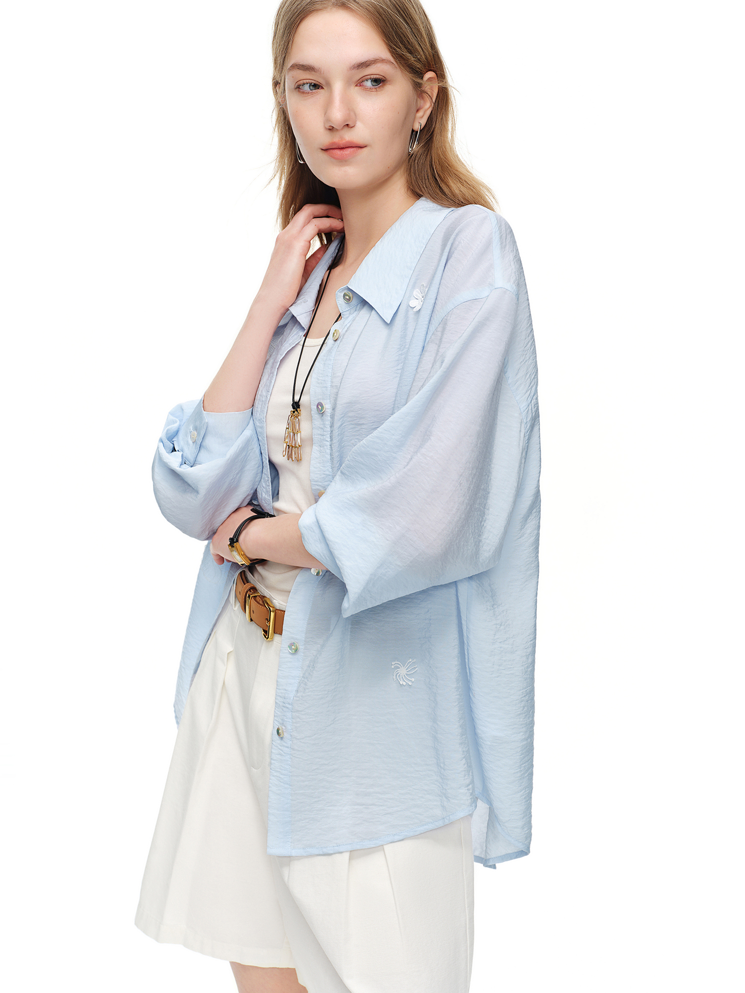DUSHU 2026 Summer Women's Ligh – Resort Shirt Floral Bewertung und Preis