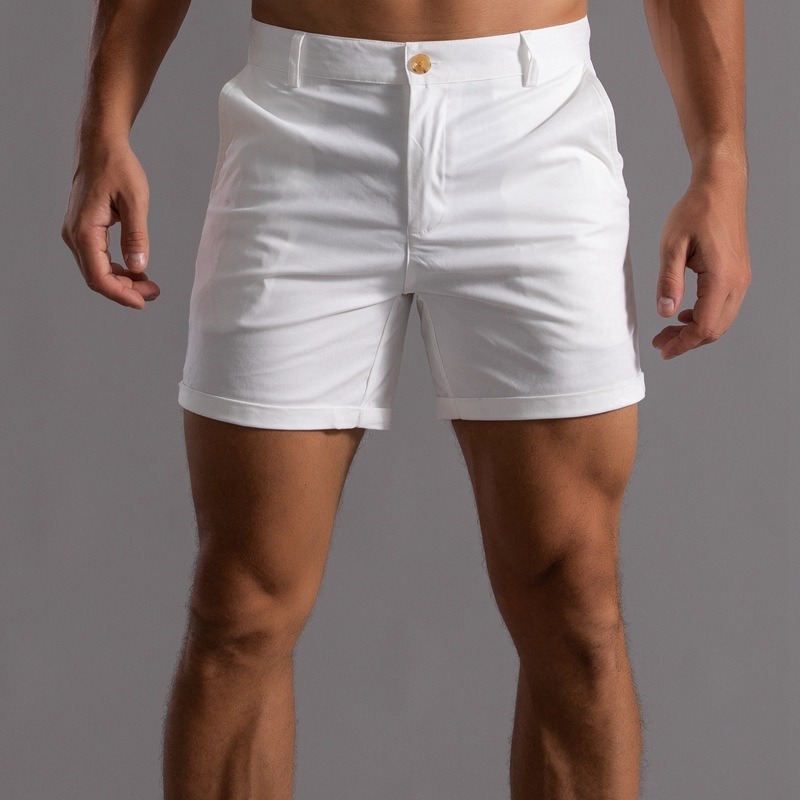 Men Slim Fit Chino Shorts Roll – Shorts Chino Slim Bewertung und Preis