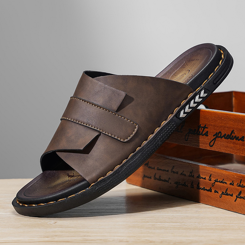 2026 Summer Classic Leather Me – Flip Flop Leather Men Bewertung und Preis