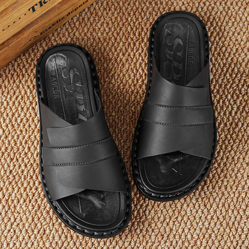 2026 Summer Classic Leather Me – Flip Flop Leather Men Bewertung und Preis