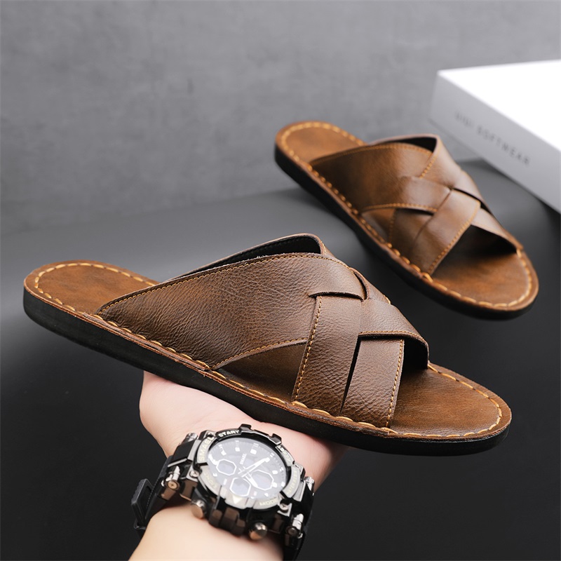 Genuine Leather Men Casual San – Flip Flop Leather Men Bewertung und Preis