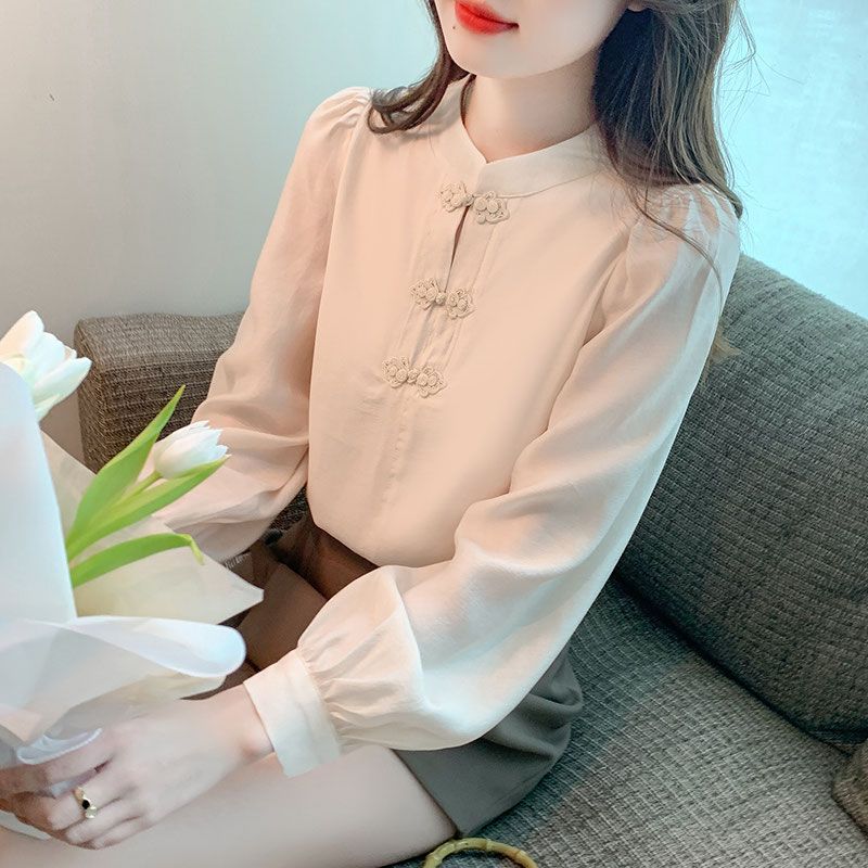 New Chinese Style Stand Up Col – Shirt Camp Collar Bewertung und Preis