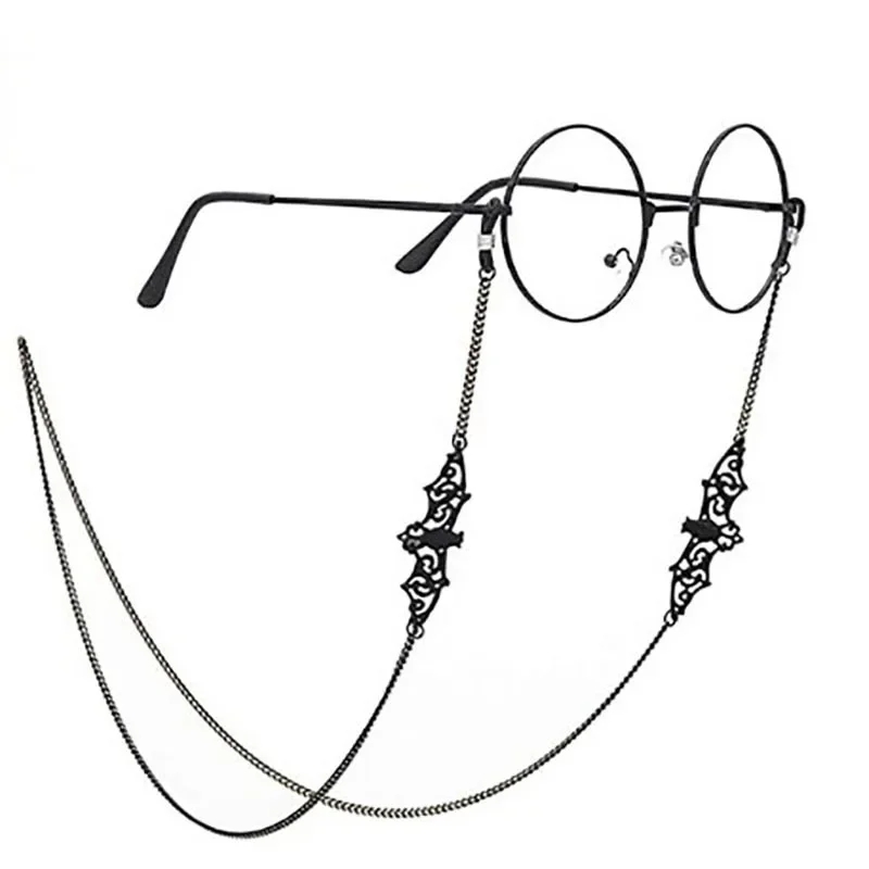 1pc Bat Glasses Chain Goth Sun – Sunglass Retainer Cord Bewertung und Preis
