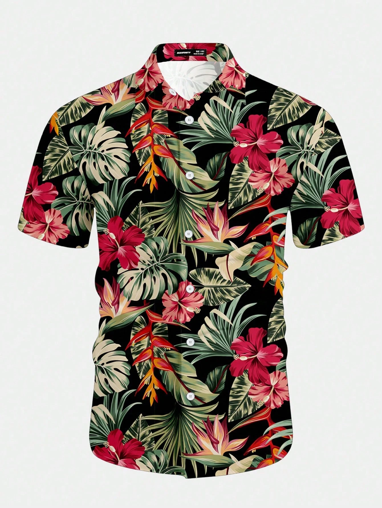 Casual Hawaiian Shirt Men Trop – Resort Shirt Floral Bewertung und Preis