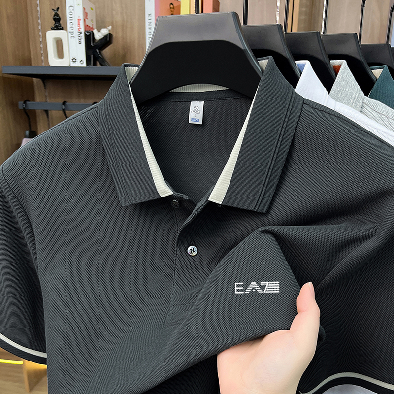 Luxury brand men's short sleev – Polo Shirt Pique Bewertung und Preis
