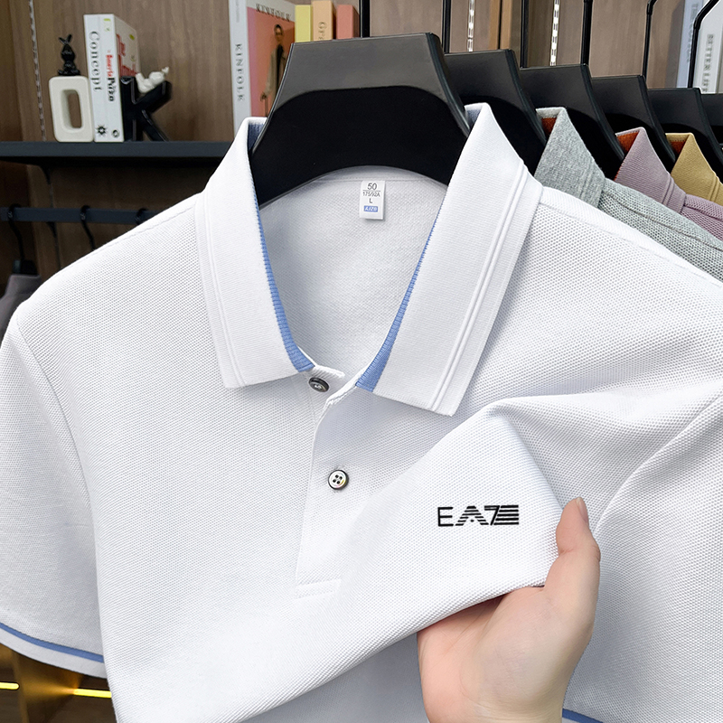 Luxury brand men's short sleev – Polo Shirt Pique Bewertung und Preis