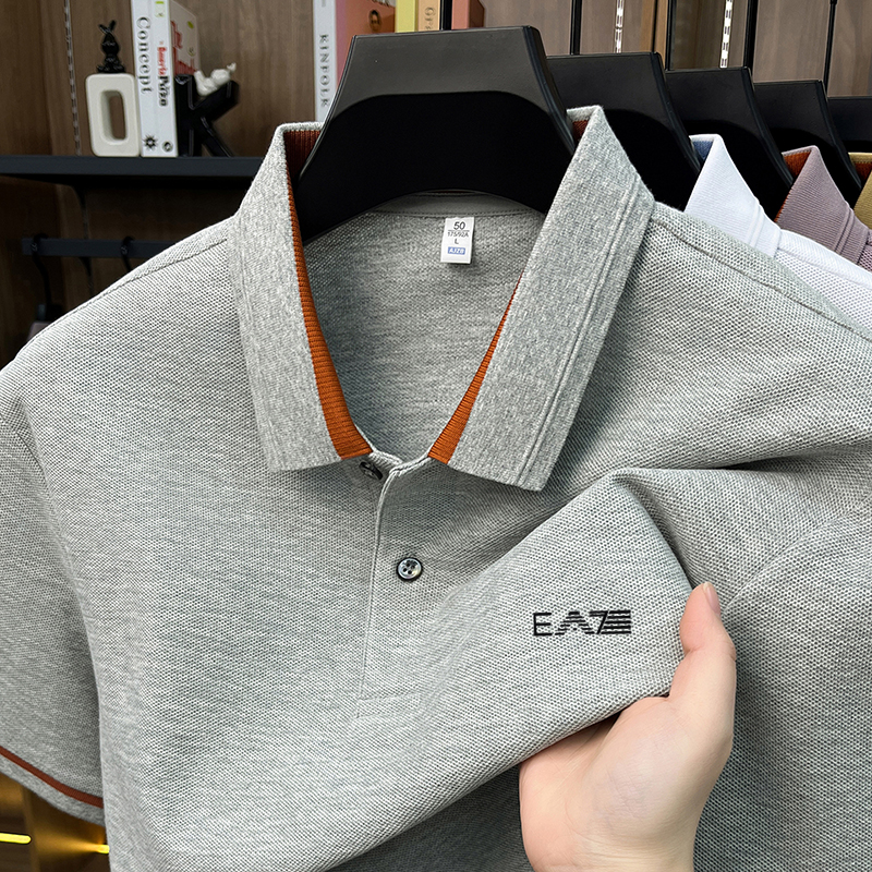 Luxury brand men's short sleev – Polo Shirt Pique Bewertung und Preis