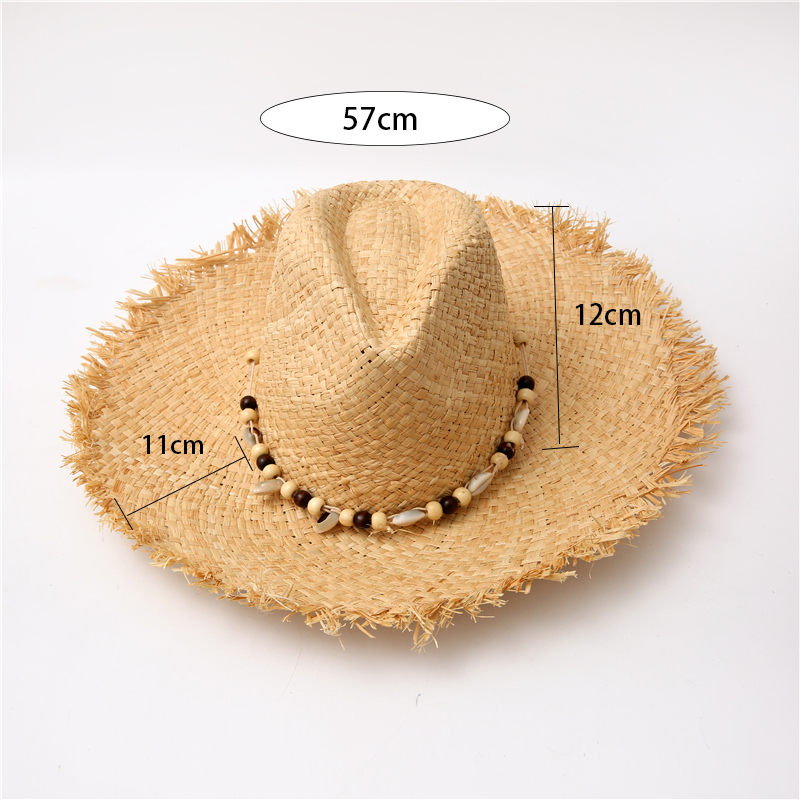 Summer solid color Handmade Ri – Bucket Hat Straw Bewertung und Preis