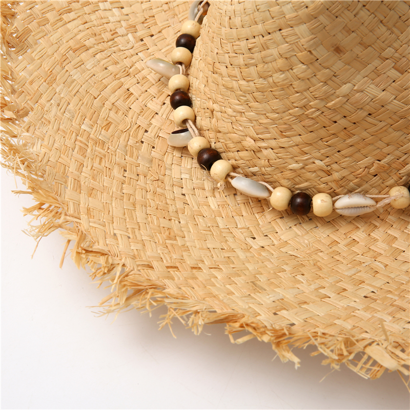 Summer solid color Handmade Ri – Bucket Hat Straw Bewertung und Preis