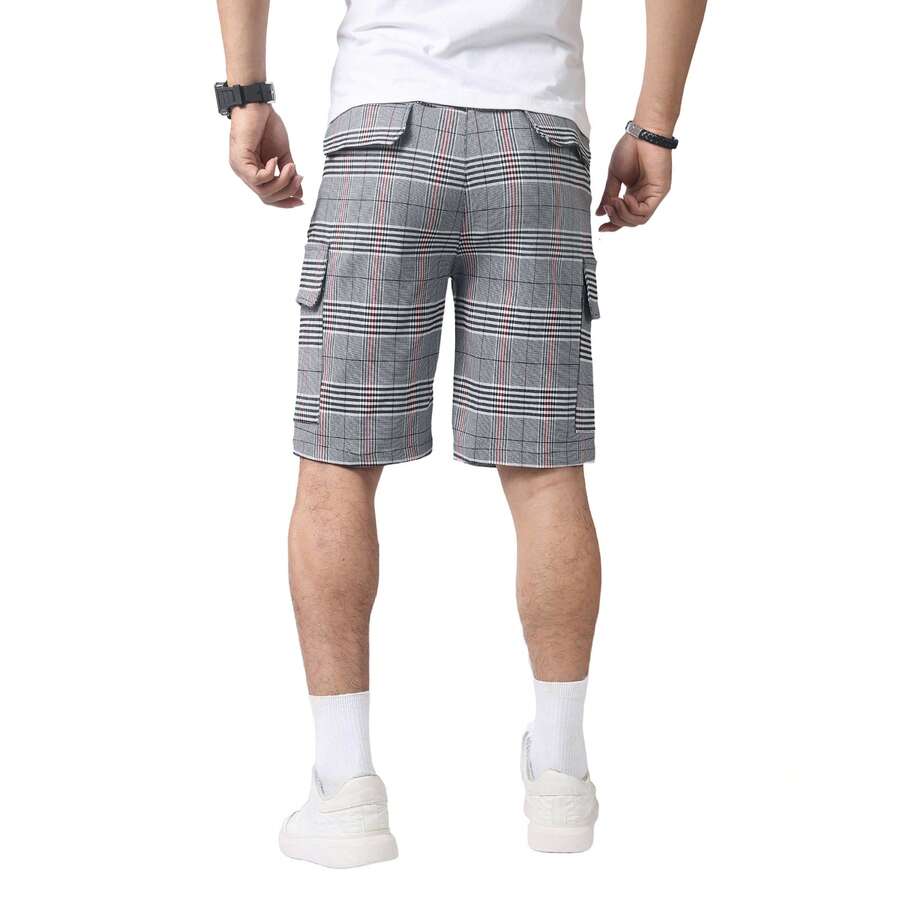Mens Slim Fit Stretch Plaid Dr – Shorts Chino Slim Bewertung und Preis