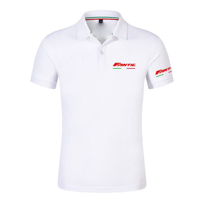 Men's Fantic Motor Logo Print  – Polo Shirt Pique Bewertung und Preis