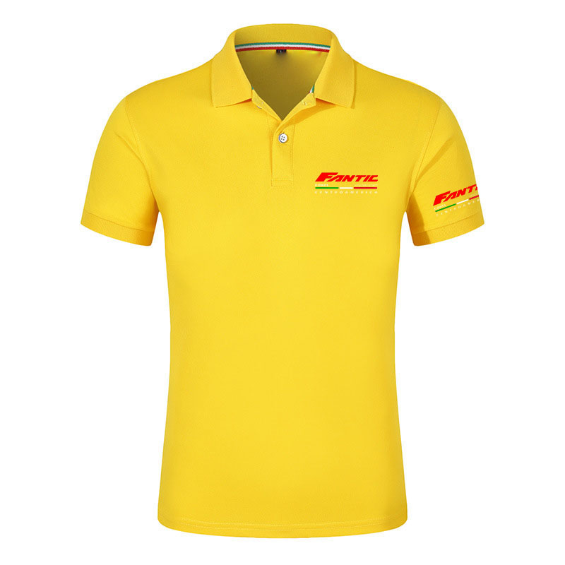 Men's Fantic Motor Logo Print  – Polo Shirt Pique Bewertung und Preis