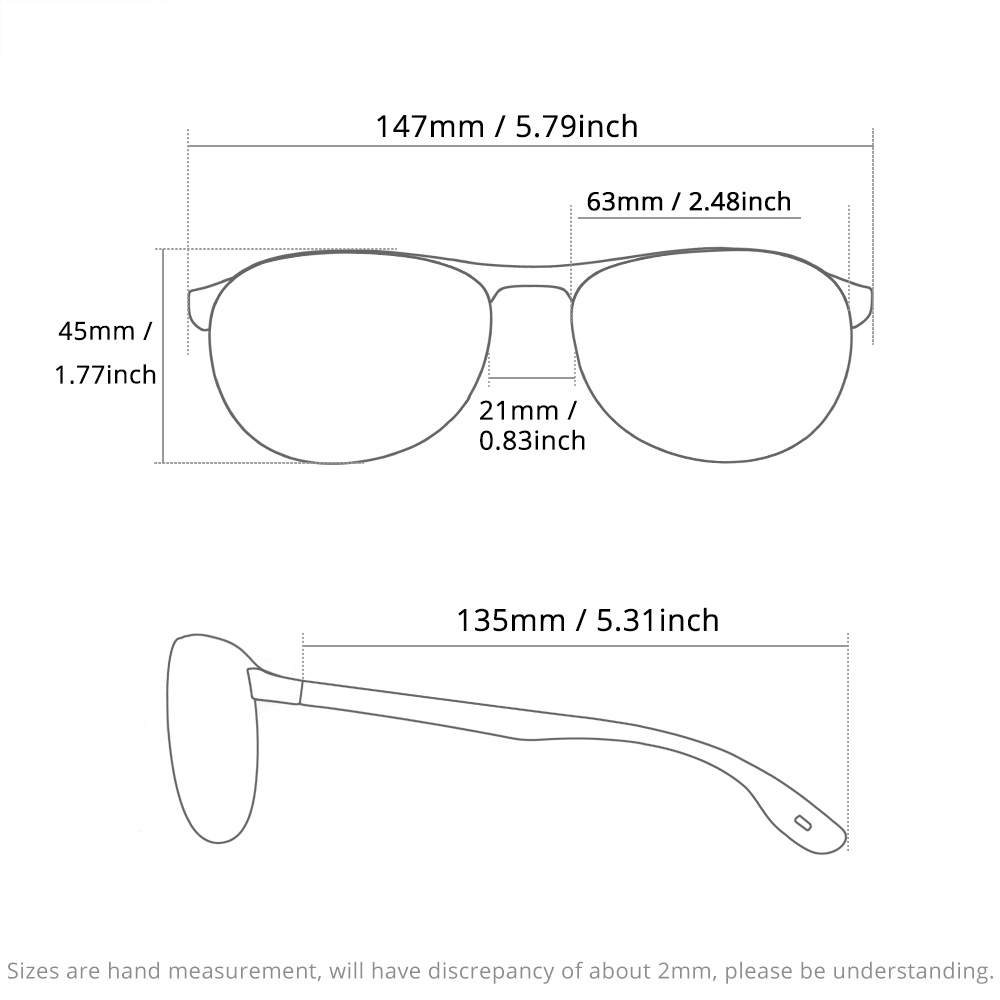 KDEAM Ultra Light Men's Polari – Sunglasses Aviator Polarized Bewertung und Preis