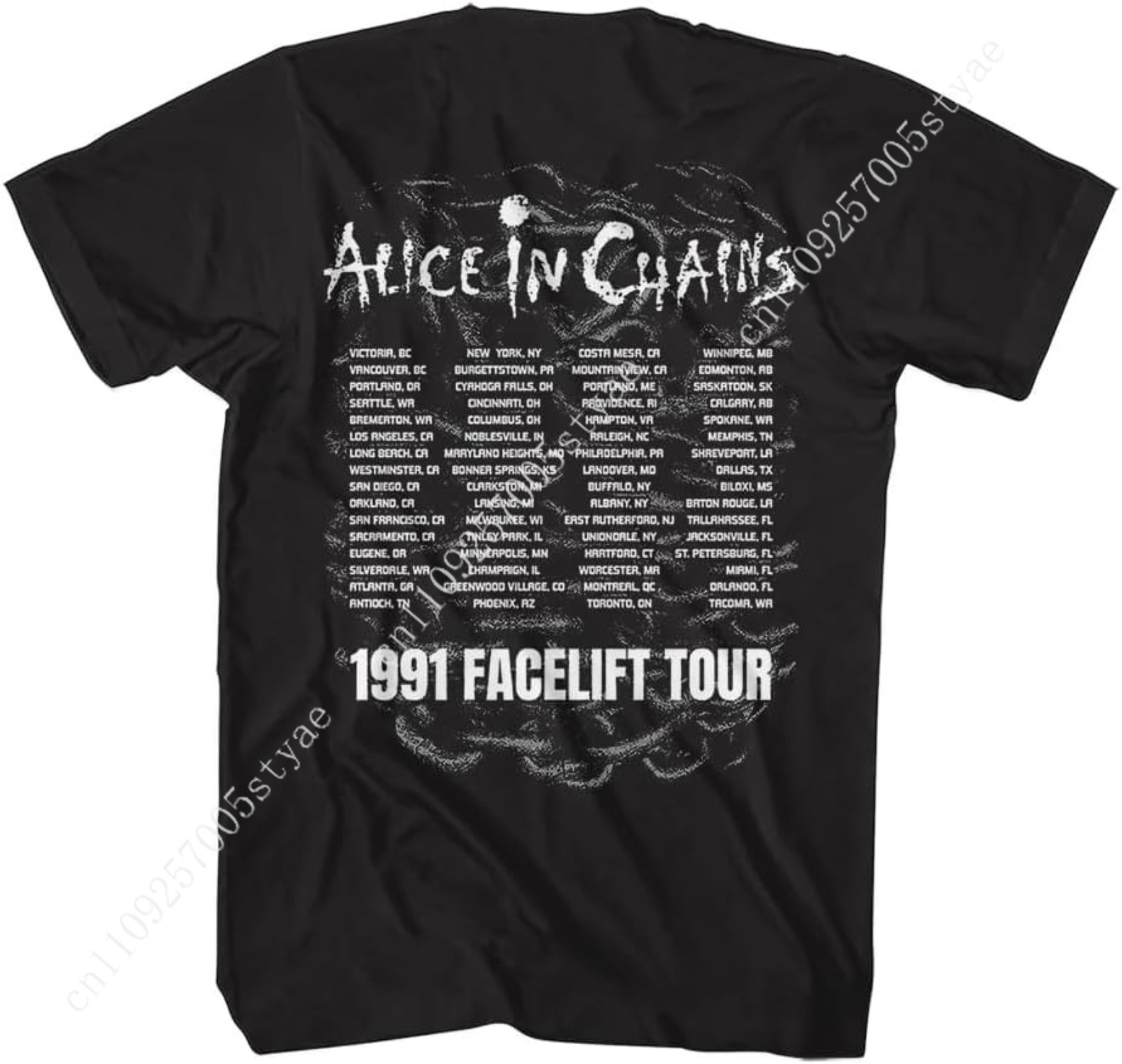 Alice in Chains Facelift Tour  – Tee Graphic Print Bewertung und Preis