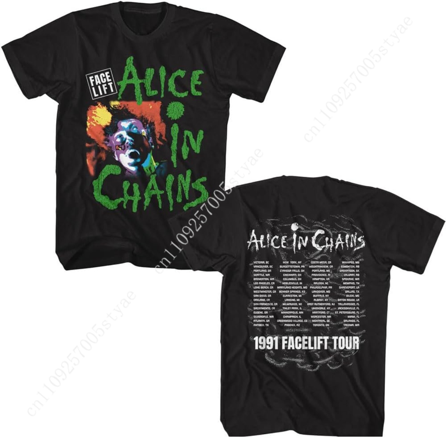 Alice in Chains Facelift Tour  – Tee Graphic Print Bewertung und Preis