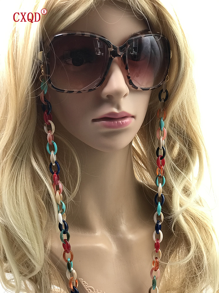 Fashion Women Acrylic Eyeglass – Sunglass Retainer Cord Bewertung und Preis