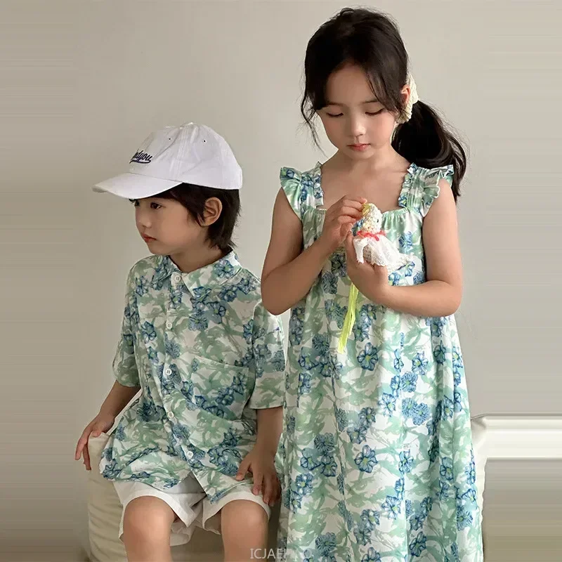 Look Boys Shirts Korean Childr – Resort Shirt Floral Bewertung und Preis