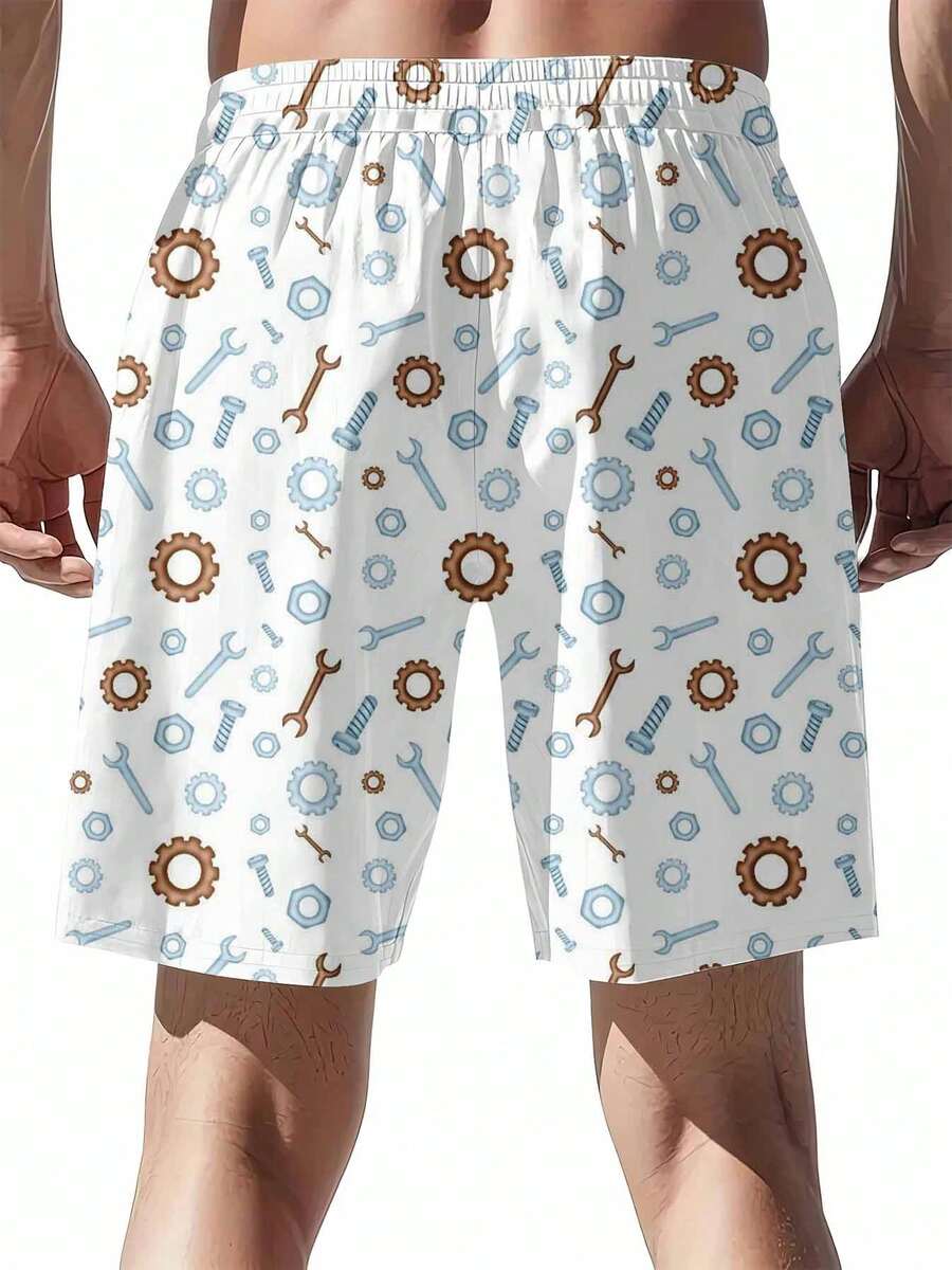 Mechanical Tools Pattern Swim  – Swim Trunk Quick Dry Bewertung und Preis
