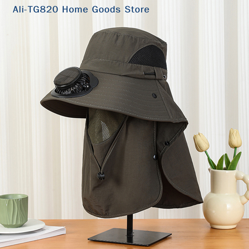 [TG820]Men Fan Hat With Solar  – Bucket Hat Straw Bewertung und Preis