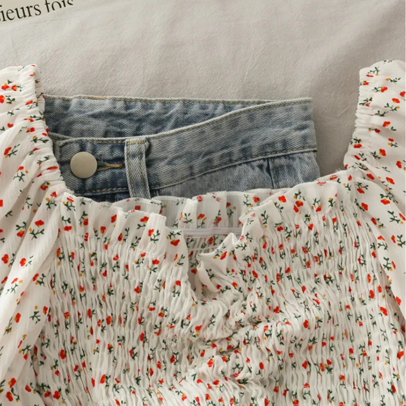 Blouses Shirts Women Floral Dr – Short Linen Drawstring Bewertung und Preis