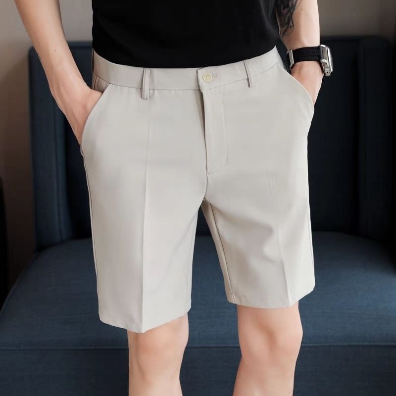 Men's Slim Fit Suit Shorts Sum – Shorts Chino Slim Bewertung und Preis