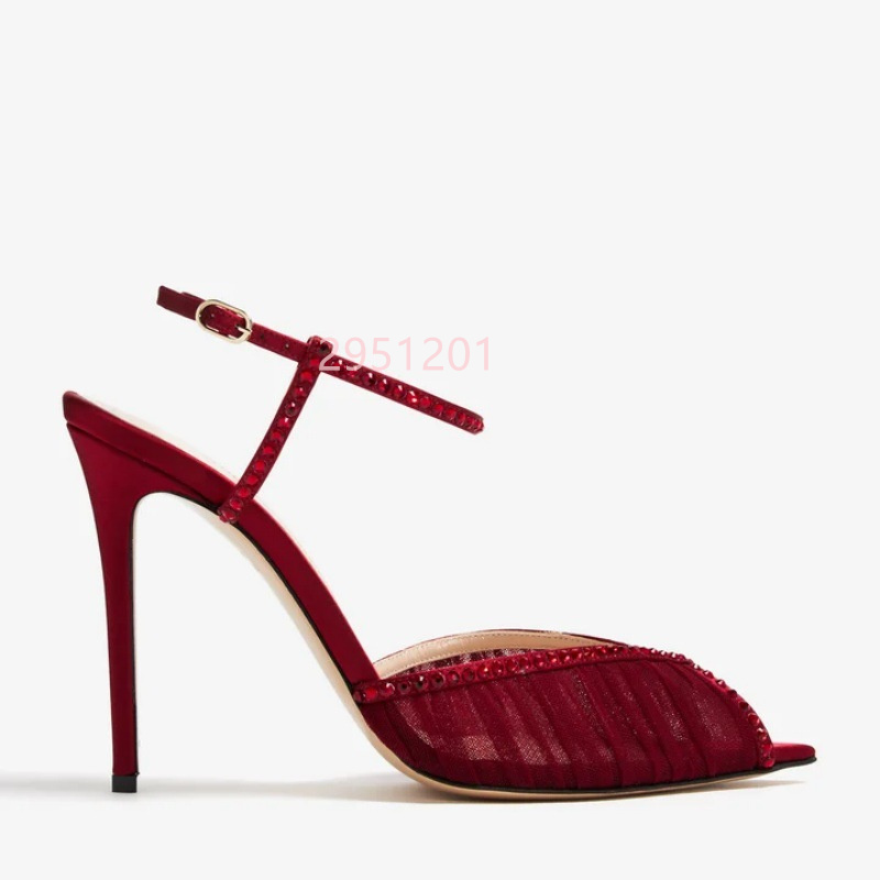 Peep Toe Mesh Pumps Buckles St – Casual Sandal Leather Bewertung und Preis