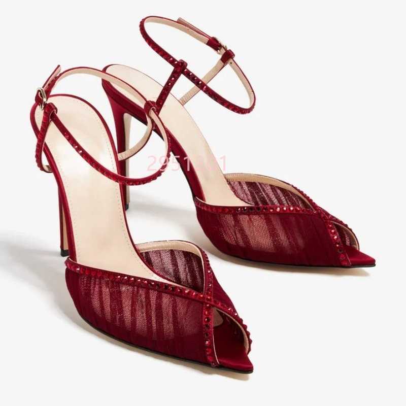 Peep Toe Mesh Pumps Buckles St – Casual Sandal Leather Bewertung und Preis