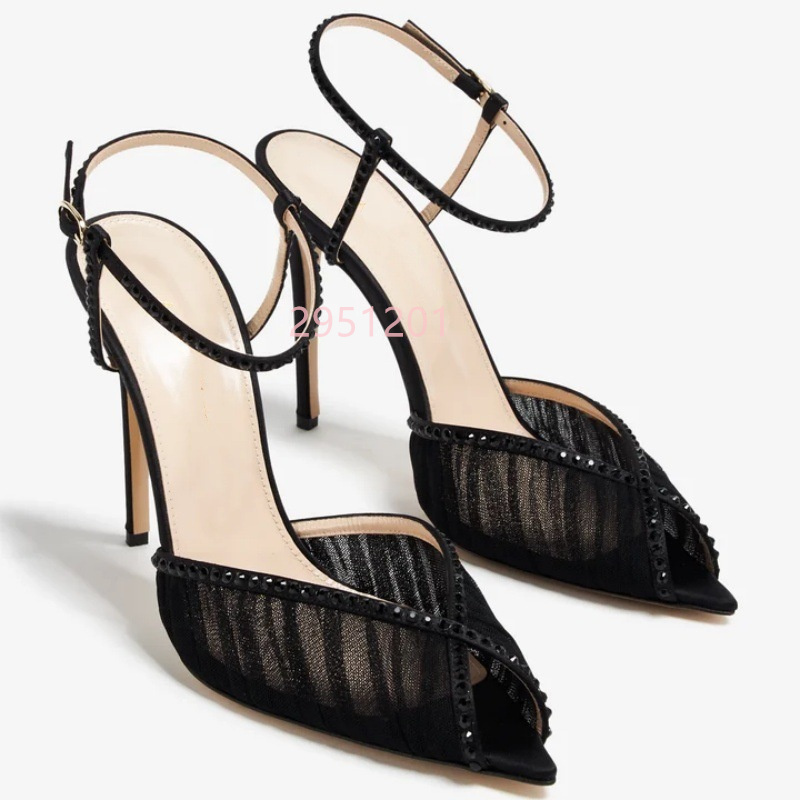 Peep Toe Mesh Pumps Buckles St – Casual Sandal Leather Bewertung und Preis