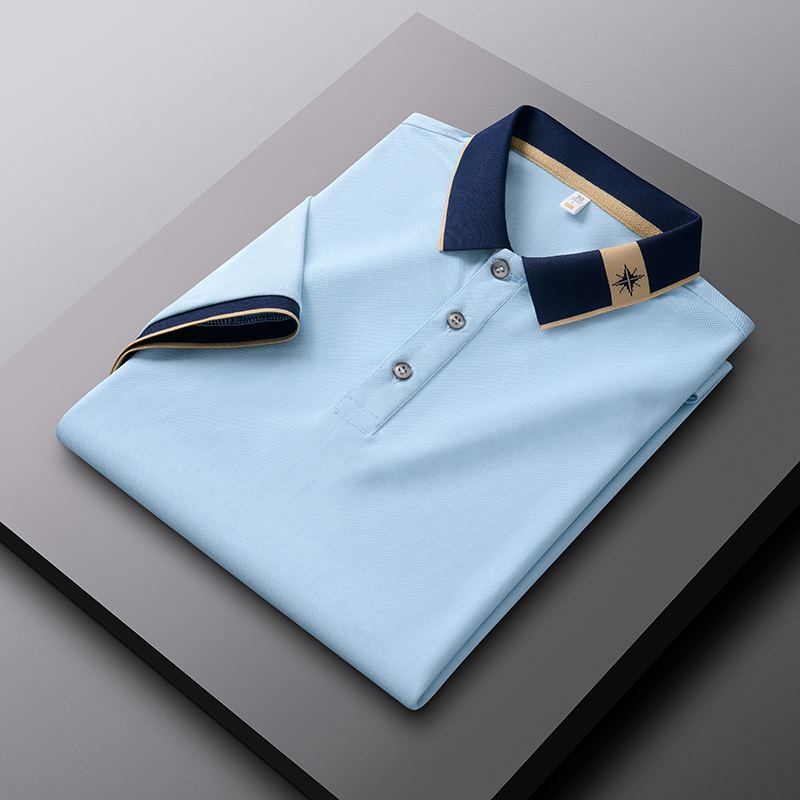 Luxury high-quality ice silk s – Polo Shirt Pique Bewertung und Preis