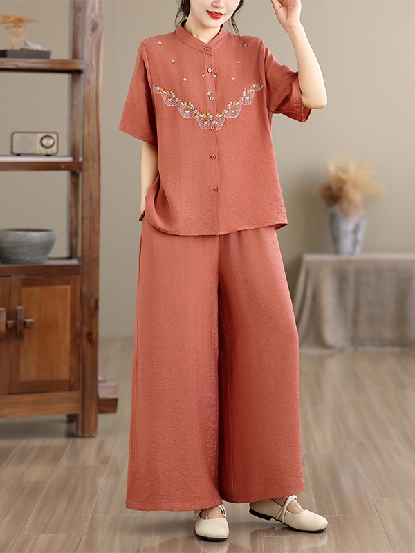 Embroidered Cotton Linen Short – Linen Shirt Breathable Bewertung und Preis