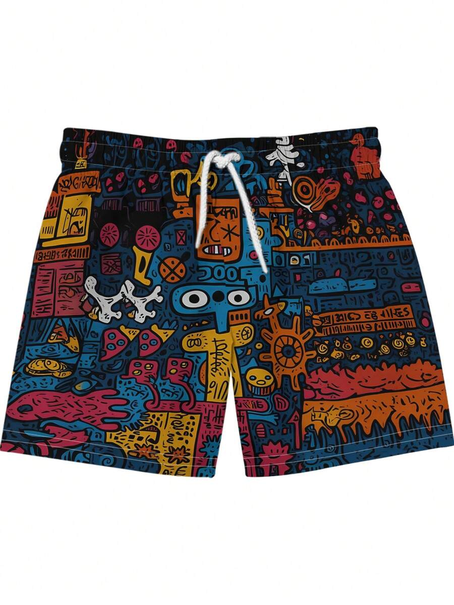 Mens Beach Shorts 3D Digital P – Swim Trunk Quick Dry Bewertung und Preis
