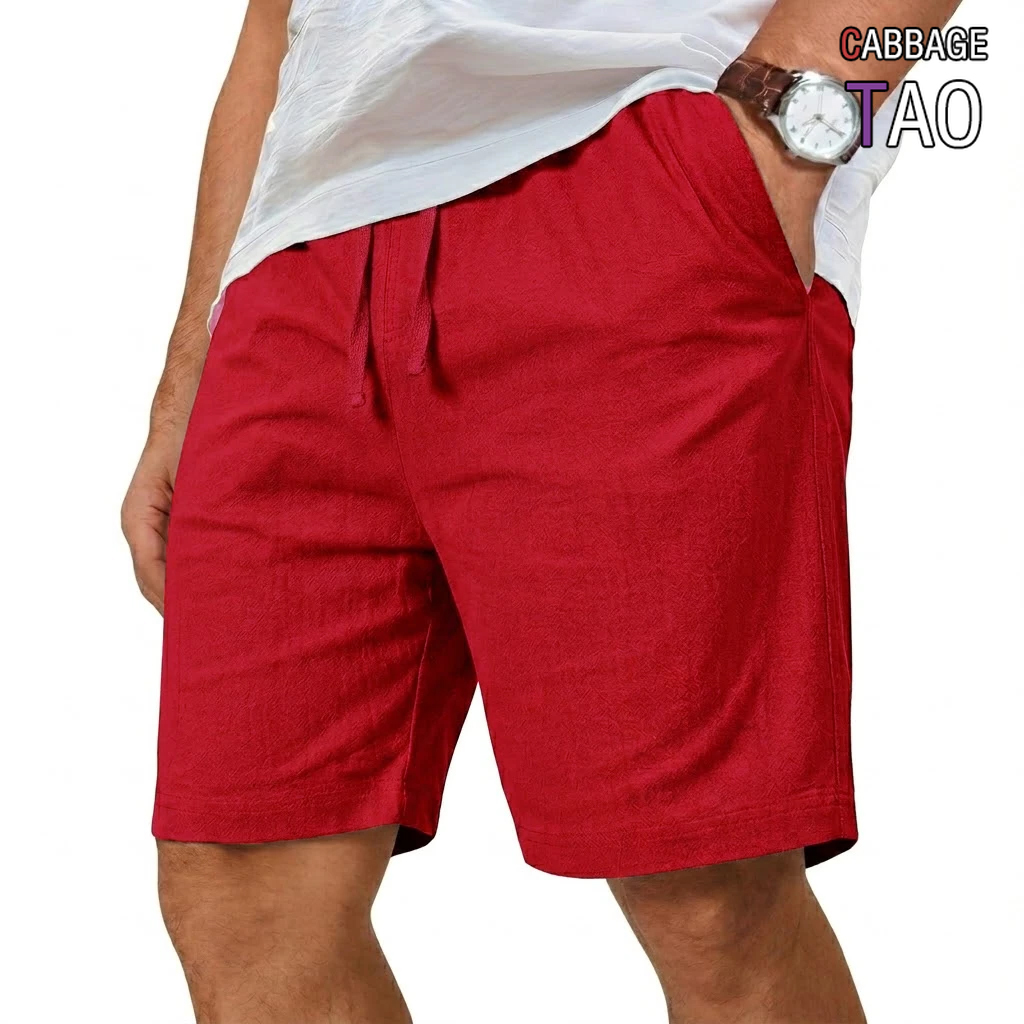 Oversized Cotton Linen Shorts  – Short Linen Drawstring Bewertung und Preis