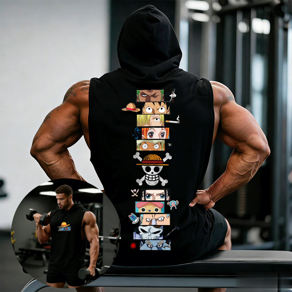 One Piece Anime Hoodie Sleevel – Tank Top Muscle Bewertung und Preis