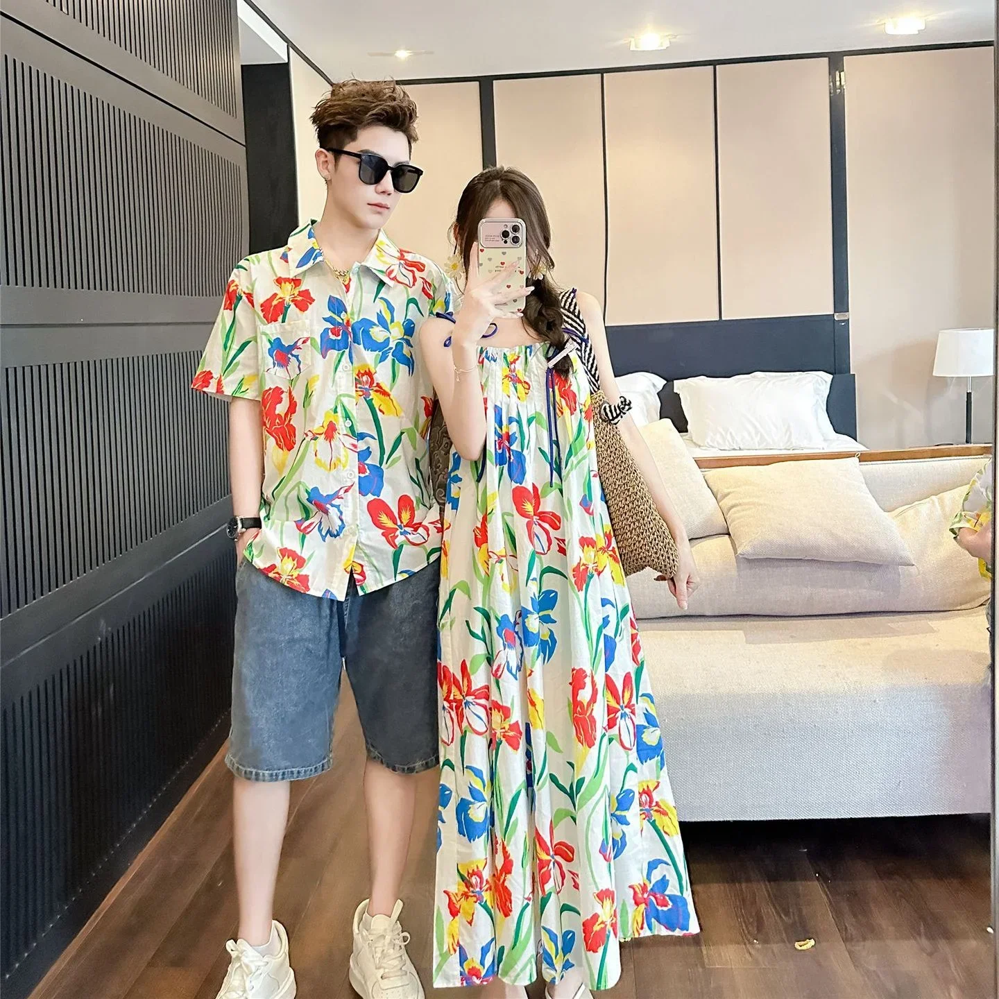 VacationClothes Korean Mommy a – Resort Shirt Floral Bewertung und Preis