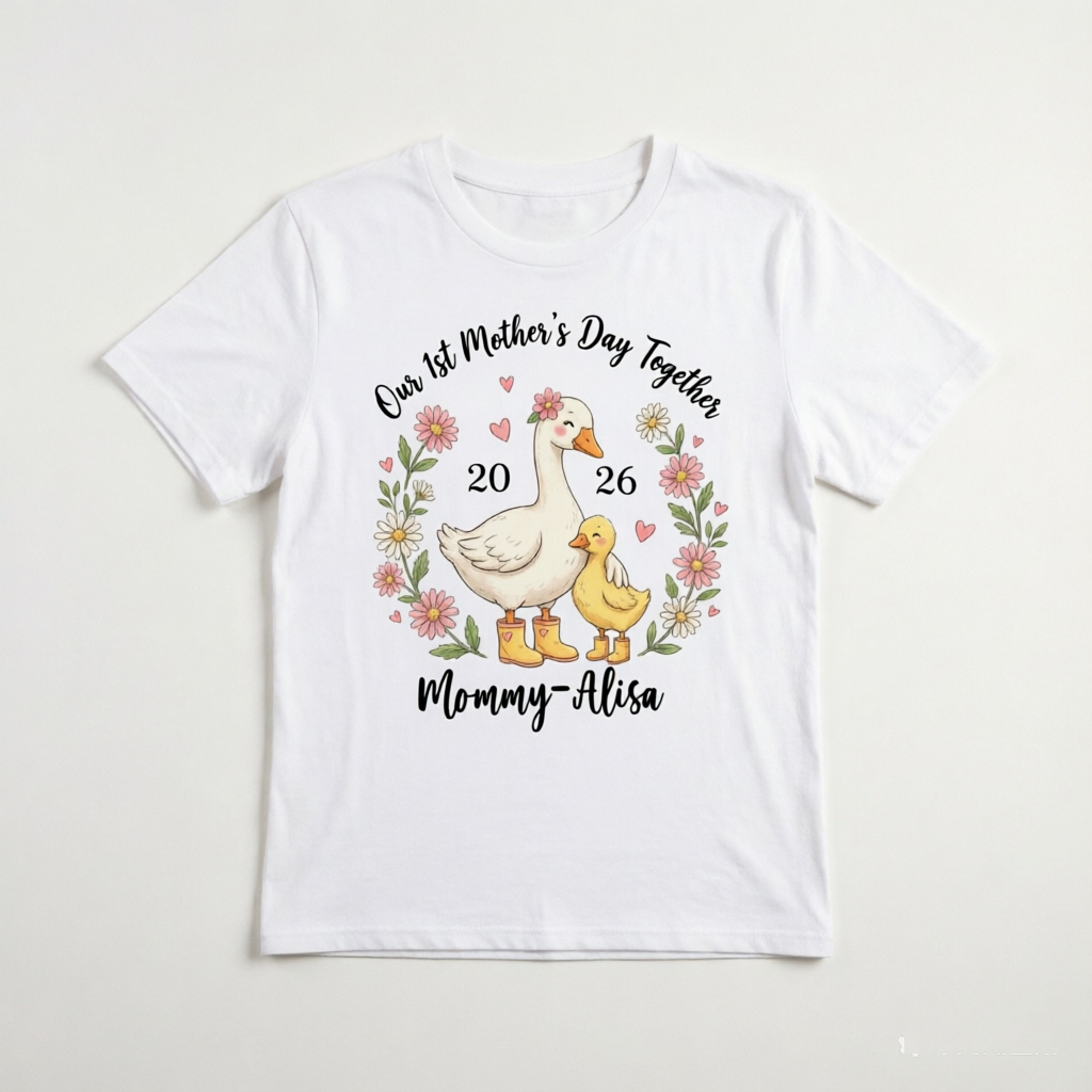 Mommy  Matching Graphic T Shir – Tee Graphic Print Bewertung und Preis