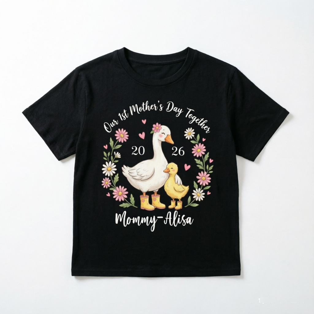 Mommy  Matching Graphic T Shir – Tee Graphic Print Bewertung und Preis