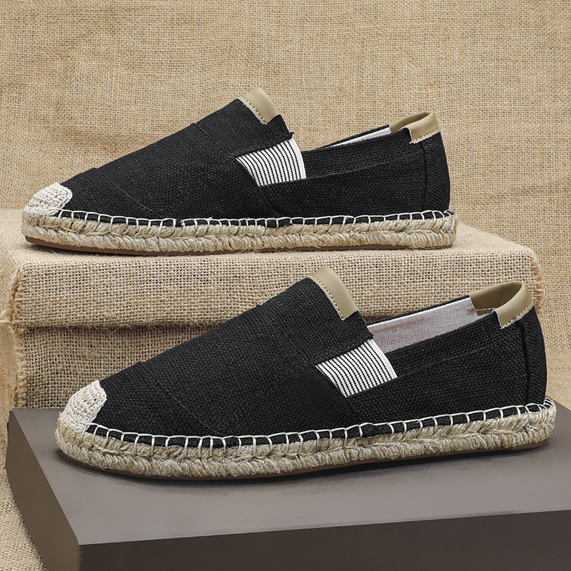 2025New Men Linen Casual Shoes – Espadrille Slip On Bewertung und Preis