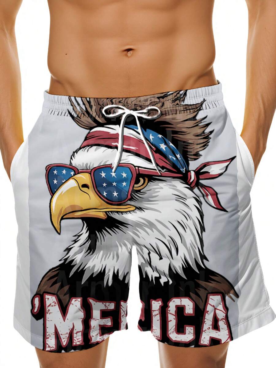 Patriotic Mens Swim Trunks Wit – Swim Trunk Quick Dry Bewertung und Preis