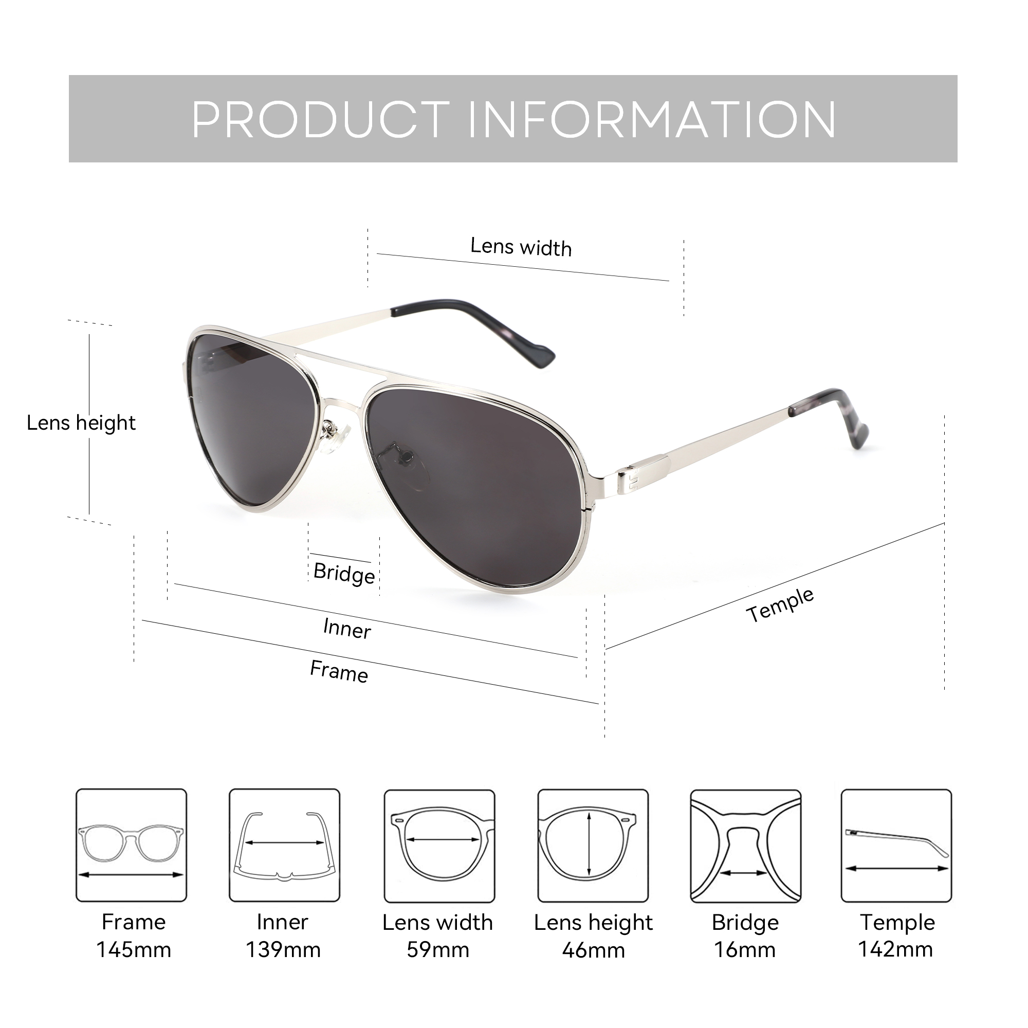 BLUEMOKY XL Size High Quilty M – Sunglasses Aviator Polarized Bewertung und Preis