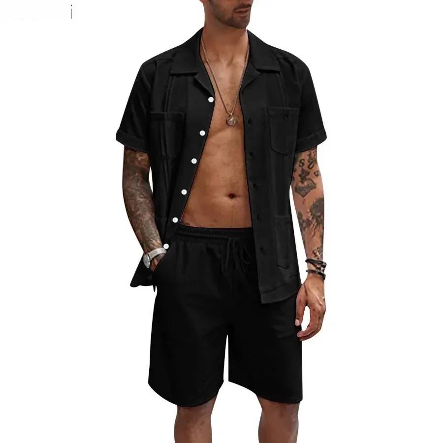 New Men's Summer Casual Sport  – Short Linen Drawstring Bewertung und Preis