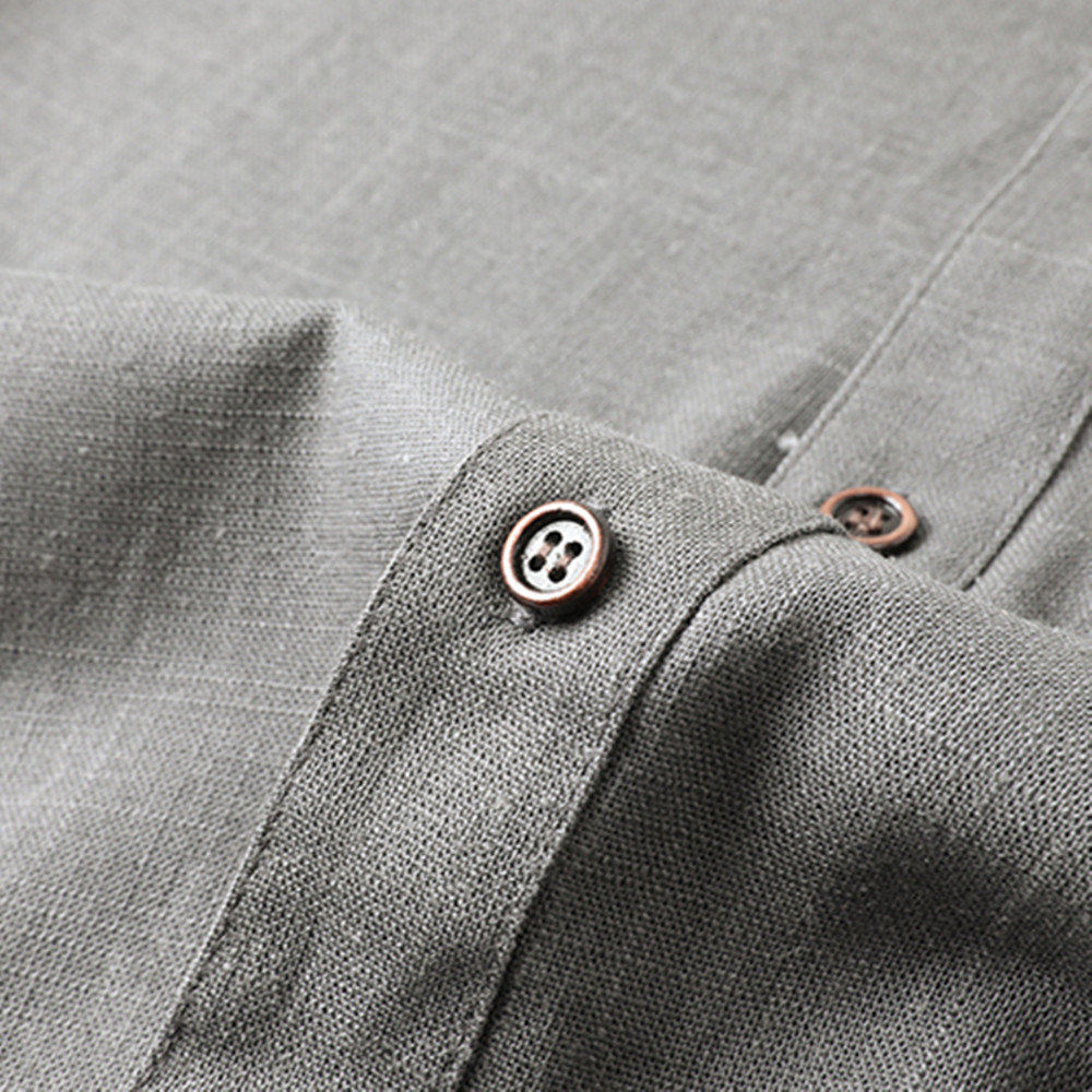 Men's Cotton Linen Tang Suit S – Short Linen Drawstring Bewertung und Preis