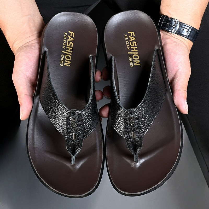 Hot Sale Men's Flip Flops High – Flip Flop Leather Men Bewertung und Preis